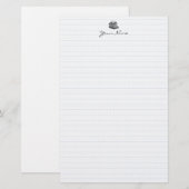 Schreibmaschine Smith-Premier-Nr. 2 Briefpapier (Vorne/Hinten)