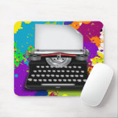 Schreibmaschine Tinte Mousepad (Mit Mouse)