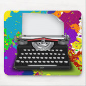 Schreibmaschine Tinte Mousepad (Vorne)