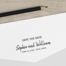 Schreibmaschine und Script Save the Date Hochzeit