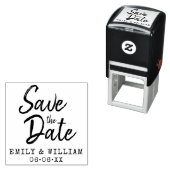Schreibmaschine und Skript Save the Date Permastempel (Beispiel)