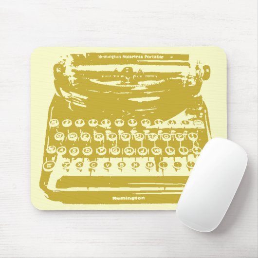 Schreibmaschine - Weizen Mousepad (Mit Mouse)