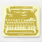 Schreibmaschine - Weizen Mousepad (Vorne)