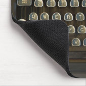 Schreibmaschinen-Tastatur Mousepad (Ecke)