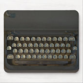 Schreibmaschinen-Tastatur Mousepad (Vorne)