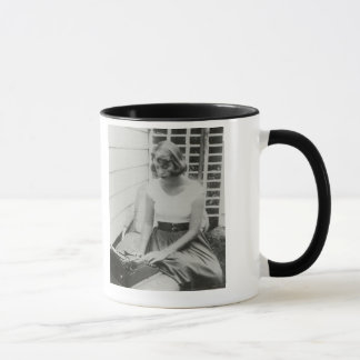 Schreibmaschinen-Wecker-Tasse Sylvia Plath Tasse