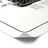 Schreibmaschinenpoets ttpd moderne Kunst neue ästh Poster (Ecke)