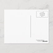 Schreibmaschinenpostkarte Postkarte (Rückseite)