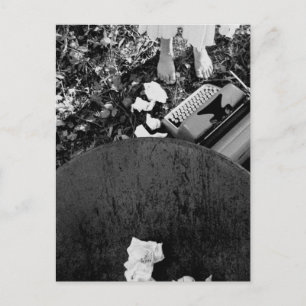 Schreibmaschinenpostkarte Postkarte