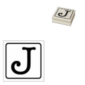 Schreibmaschinenschrift Letter J Rubber-Briefmarke Gummistempel (Stempel)