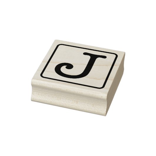Schreibmaschinenschrift Letter J Rubber-Briefmarke Gummistempel (Stempel)