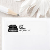 Schreibmaschinenschriftautorin Novelist Address La (Insitu)