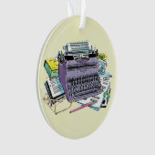 Schreibmaschinenstift für Vintage Schreibmaschine Ornament (Vorderseite)