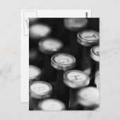 Schreibmaschinentest Postkarte (Vorne/Hinten)