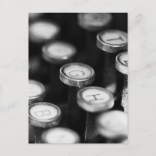 Schreibmaschinentest Postkarte