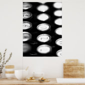 SchreibmaschinentZürich Poster (Küche)