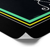 Schreibmaschinenwerbung Mitte des Jahrhunderts Poster (Ecke)