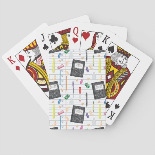 Schreibmaterial - Karten für Schulreihen Spielkarten (Rückseite)