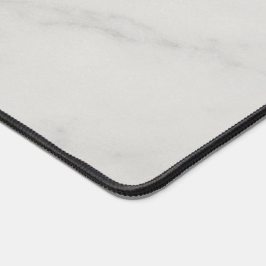 Schreibmatte aus weißem Marmor Schreibtischunterlage (Ecke)