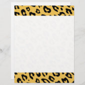 Schreibpapier aus Leopard (Vorne/Hinten)