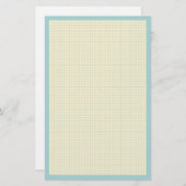 Schreibpapier-Briefpapier mit Gitterfeld Briefpapier (Vorne/Hinten)