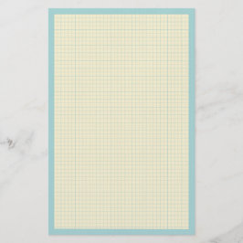 Schreibpapier-Briefpapier mit Gitterfeld Briefpapier