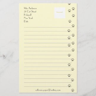 Schreibpapier für Katzen-Liebhaber Briefpapier