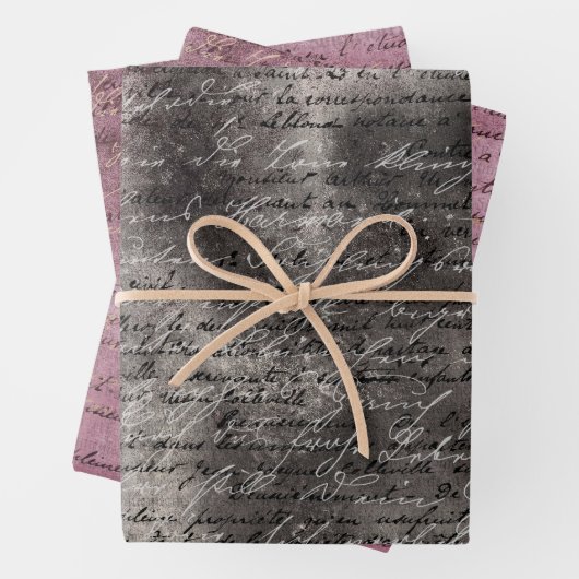 Schreibpapier für Skripte Geschenkpapier Set (Beispiel)