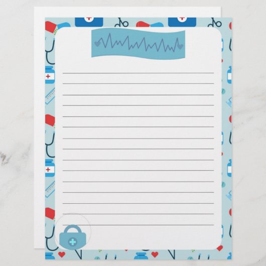 Schreibpapier im Schreibkopf (Vorne/Hinten)