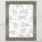 Schreibpapier, Leopard Print, (Vorderseite)