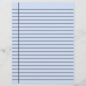 Schreibpapier mit beidseitiger Leerlauflinie (Vorderseite)