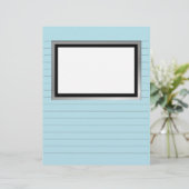 Schreibpapier mit Zeilen und Bildschachtel (Stehend Vorderseite)