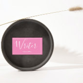 Schreibpink - elegant visitenkarte