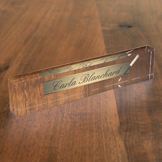 Schreibplatte Namensplakette (Seite)