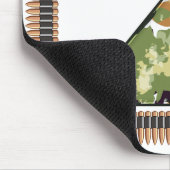 Schreibschrift Z im militärischen Stil Mousepad (Ecke)