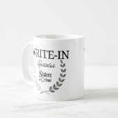 Schreibsprinter Kaffeetasse (Vorderseite Links)