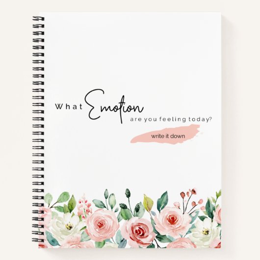 Schreibtherapie-Notebook Notizblock (Vorderseite)