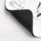 Schreibtisch-Curl, Stille Balance Mousepad (Ecke)
