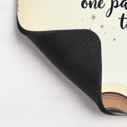 Schreibtisch des Autors - Inspirier jeden Klick un Mousepad (Ecke)