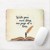 Schreibtisch des Autors - Inspirier jeden Klick un Mousepad (Mit Mouse)