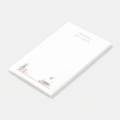 Schreibtisch des Lehrers Post-it Klebezettel (angewinkelt)