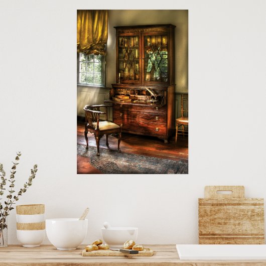 Schreibtisch - Die Studie Poster (Küche)