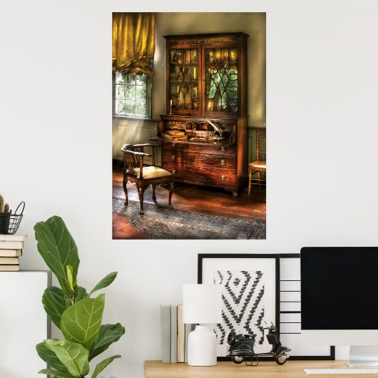 Schreibtisch - Die Studie Poster (Heimbüro)