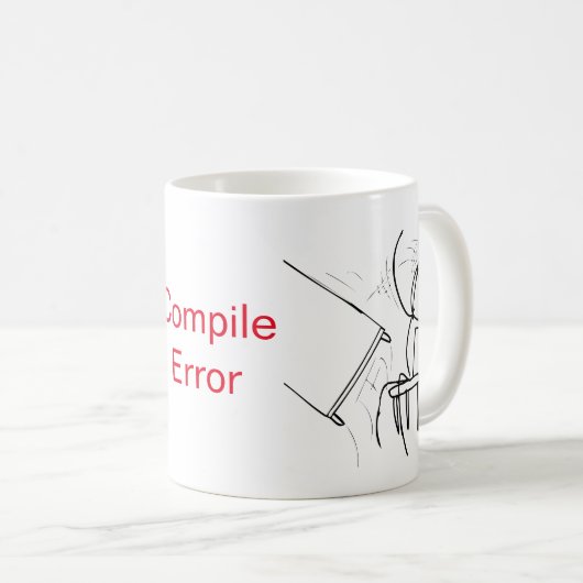 Schreibtisch drehen Typ kompilieren Kaffeetasse (VorderseiteRechts)