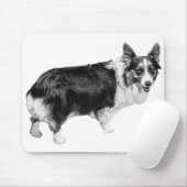 Schreibtisch-Glow-Corgi-Stimmung Mousepad (Mit Mouse)