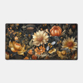 Schreibtisch, Hummeln und Wildblumen Personalisier Schreibtischunterlage (Vorderseite)