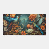 Schreibtisch, Hummingvögel in Aquamarinen und Wild Schreibtischunterlage (Vorderseite)