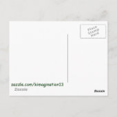 Schreibtisch im Colonial Williamsburg Postkarte (Rückseite)