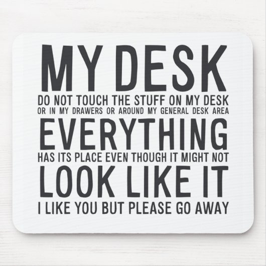 Schreibtisch MA013 Mousepad (Vorne)