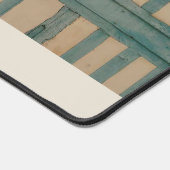Schreibtisch Mat Beige & Green Zaun Schreibtischunterlage (Ecke)